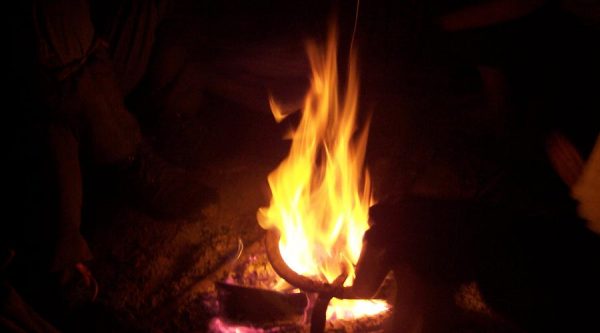 Fansipan dinner on campfire