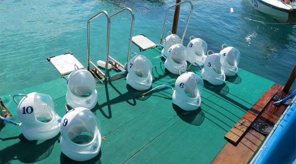 Helmet sea walking dive Nha Trang