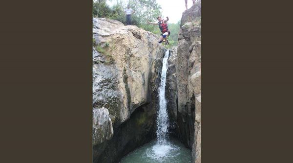 cliff jumping crazy canyoning Dalat