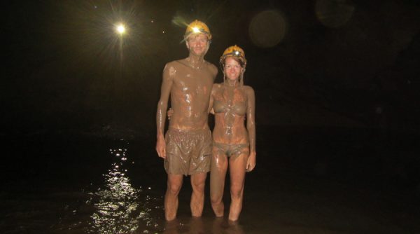 mud dark cave in Phong Nha