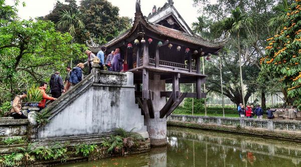 One Pillar pagoda in Hanoi
