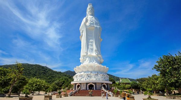 The statue of Lady Buddha on Son Tra - Da Nang